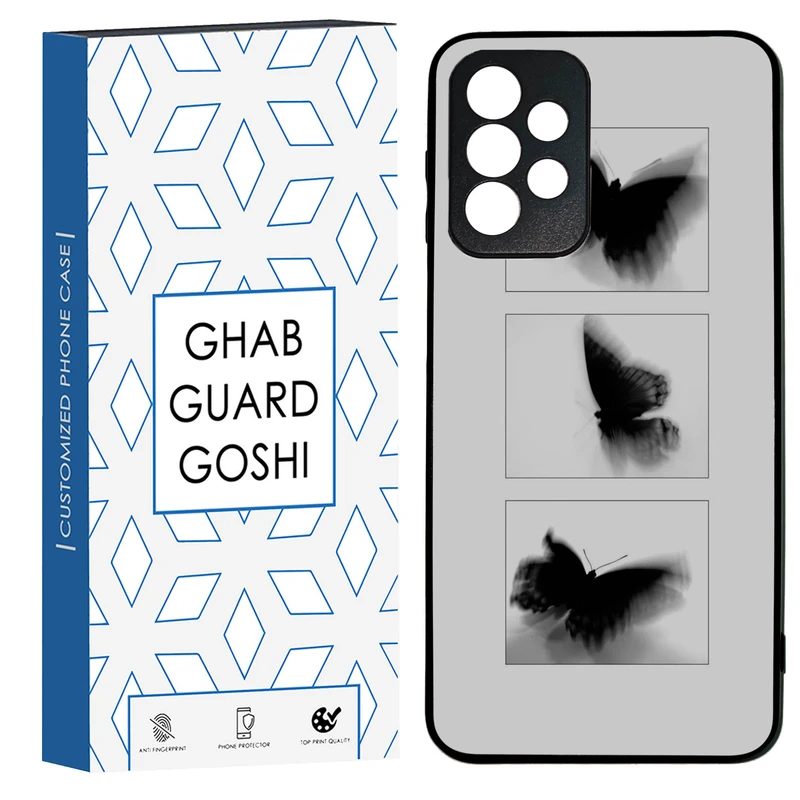 کاور قاب گارد گوشی طرح پروانه کد TPU-178 مناسب برای گوشی موبایل سامسونگ Galaxy A73