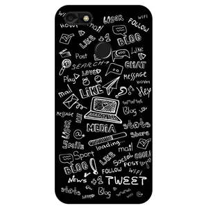 Megafone Social Media 1898 Cover For Huawei Y6 Pro 2017