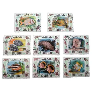 تمبر یادگاری مدل ماهی کد bc-1897 مجموعه 8 عددی