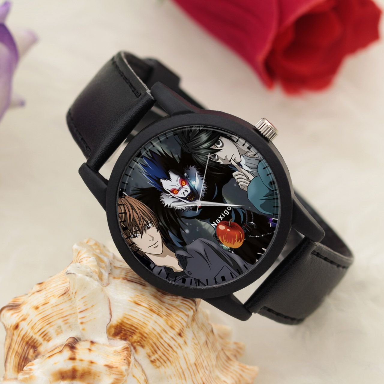 ساعت مچی عقربه ای ناکسیگو مدل دفترچه مرگ کد LF6847 -  - 3
