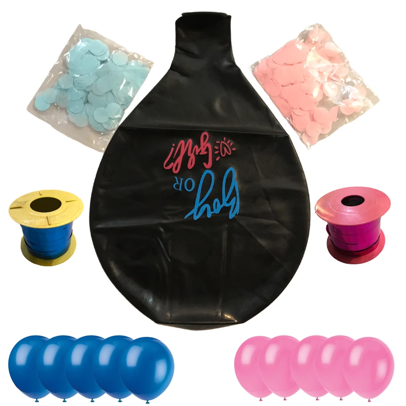 بادکنک آرایی مسترتم طرح تعیین جنسیت پلاس مجموعه 15عددی