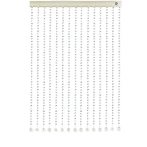 پرده آویز آریا کریستال مدل ساده سایز 75x200 سانتی متر