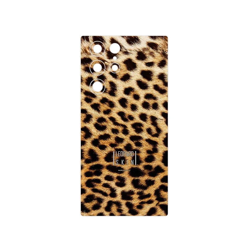 برچسب پوششی ماهوت مدل Leopard Skin مناسب برای گوشی موبایل سامسونگ Galaxy S22 Ultra 5G