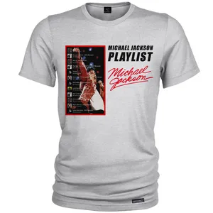 تی شرت آستین کوتاه مردانه 27 مدل Michael Jackson Playlist کد MH1120