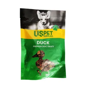 تشویقی سگ یو اس پت مدل مکعبی طعم اردک وزن 100 گرم
