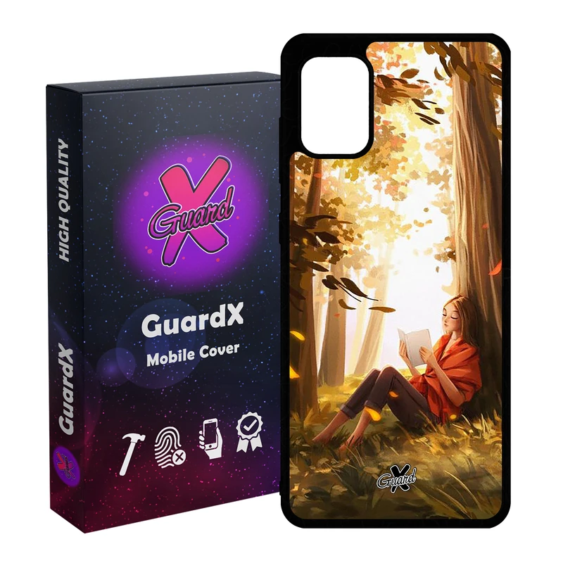 کاور گارد ایکس طرح دختر مدل Glass10276 مناسب برای گوشی موبایل سامسونگ Galaxy A31