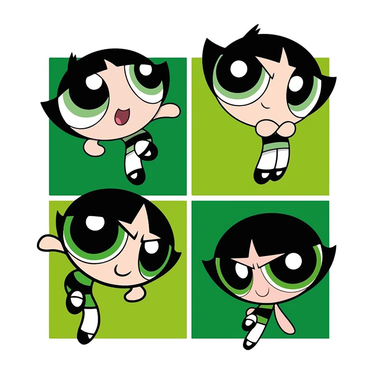 استیکر پارچه و لباس پاد آفرین مدل انیمیشن پف پفی کد 279