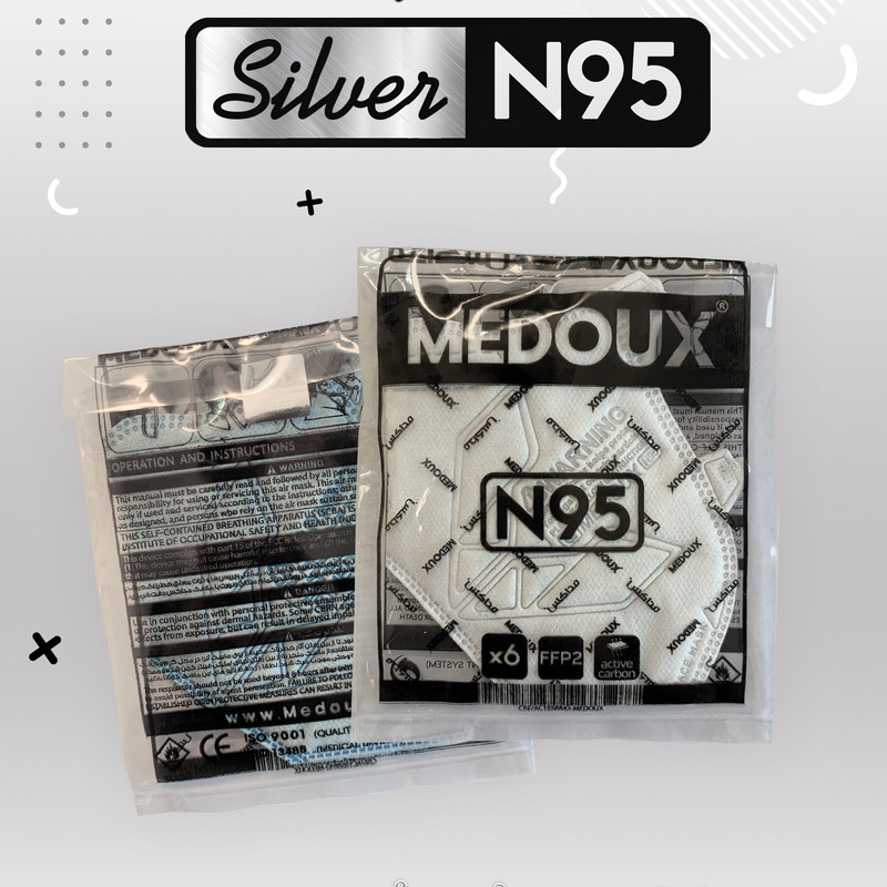ماسک تنفسی مداکس مدل ان95 مجموعه 12 عددی