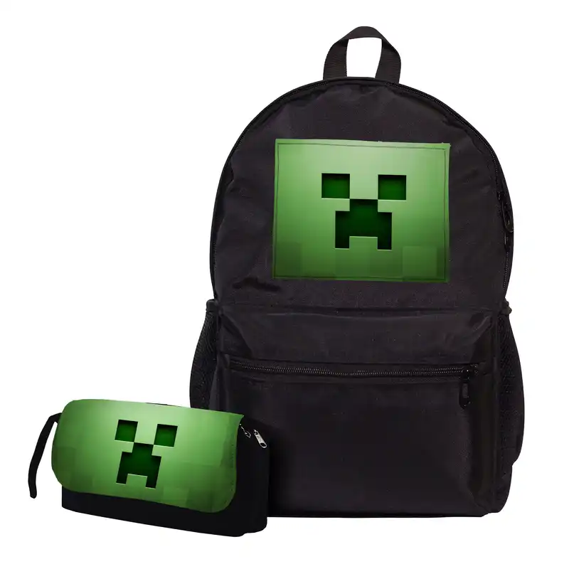 کوله پشتی مدل ماینکرفت کد minecraft 7276  به همراه جامدادی