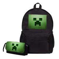 کوله پشتی مدل ماینکرفت کد minecraft 7276  به همراه جامدادی