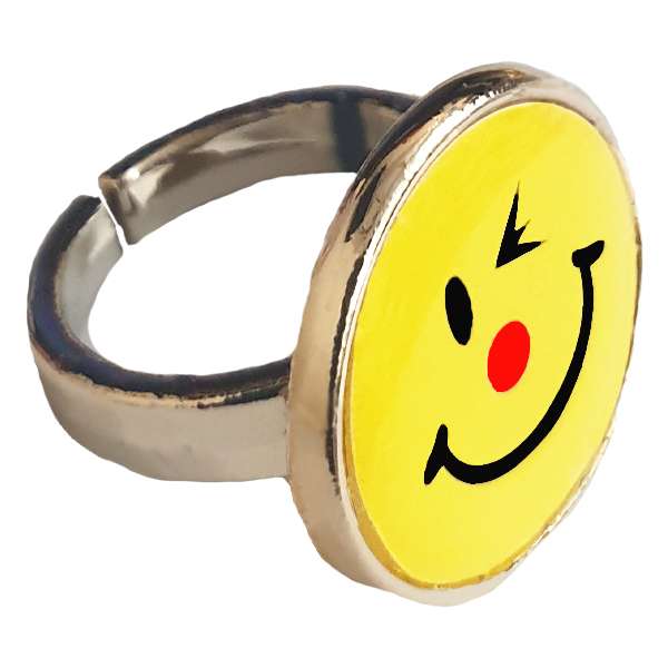 انگشتر دخترانه طرح استیکر کد 036