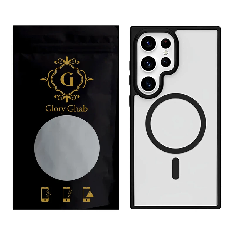 کاور گلوری قاب مدل مگ سیف طرح Magsafe مناسب برای گوشی موبایل سامسونگ Galaxy S25 Ultra