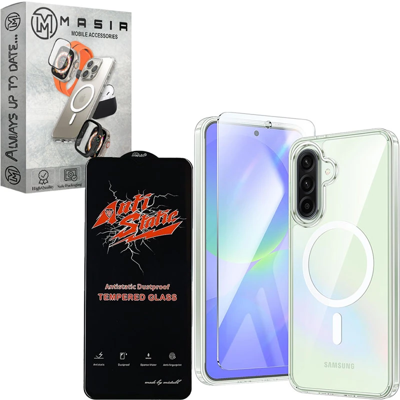 کاور مسیر مدل MGsafe Protector مناسب برای گوشی موبایل سامسونگ Galaxy A26 به همراه محافظ صفحه نمایش