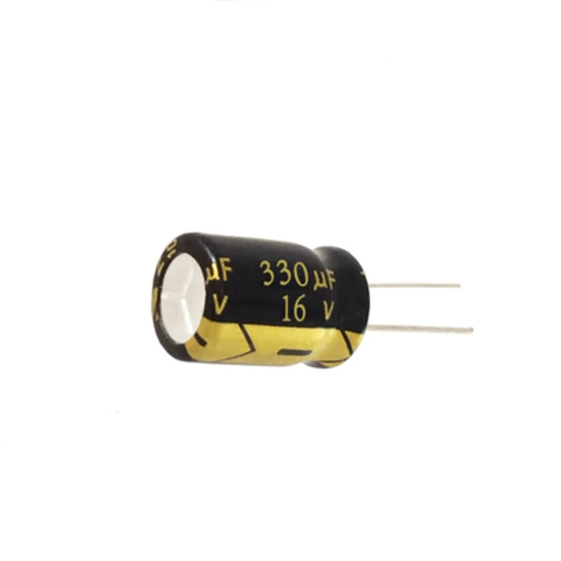 خازن الکترولیت 330 میکروفاراد کد 616 بسته 20 عددی