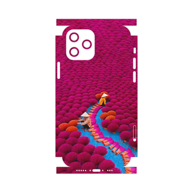 برچسب پوششی ماهوت مدل Vietnam Incense Wood Farms-FullSkin مناسب برای گوشی موبایل اپل iPhone 12 Pro