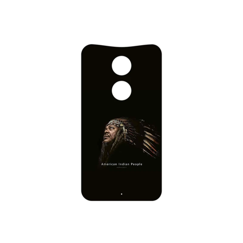 برچسب پوششی ماهوت مدل Portrait of an Indian Man مناسب برای گوشی موبایل موتورولا Moto X 2014