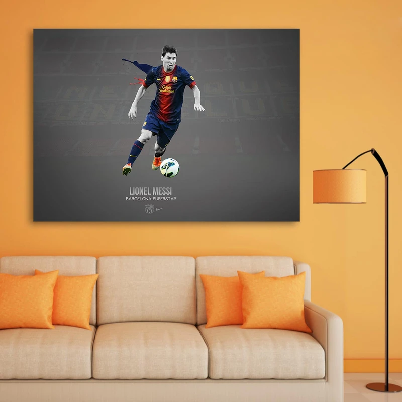تابلو شاسی طرح مسی Football 0529