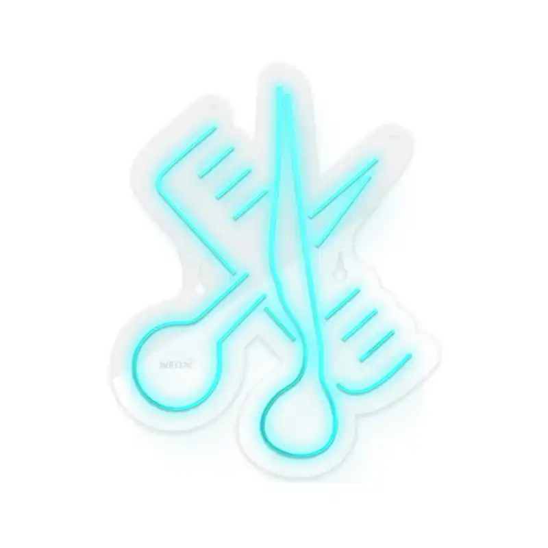 چراغ دیواری نئون دیزاین طرح Barber_TBL