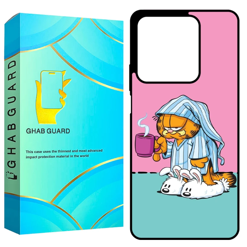 کاور قاب گارد طرح گارفیلد مدل GCHPN134 مناسب برای گوشی موبایل شیائومی Redmi Note 13 4G