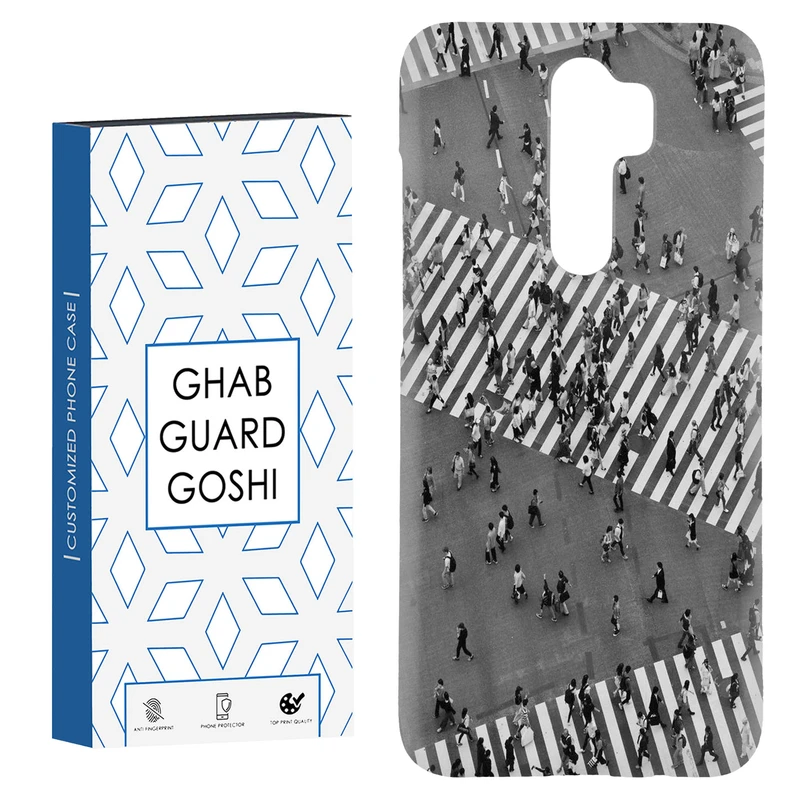 کاور قاب گارد گوشی طرح خیابون شلوغ کد Dimo-733 مناسب برای گوشی موبایل شیائومی Redmi 9 / Redmi 9 Prime