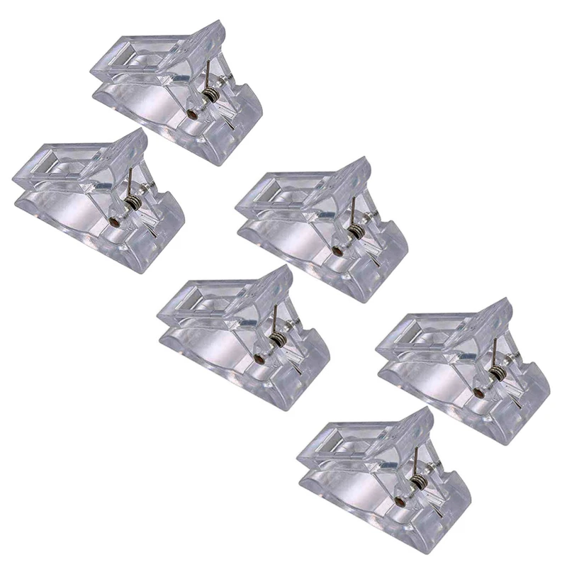 پینچر گیره قالب پلی ژل مدل کلیپسی مجموعه 6 عددی