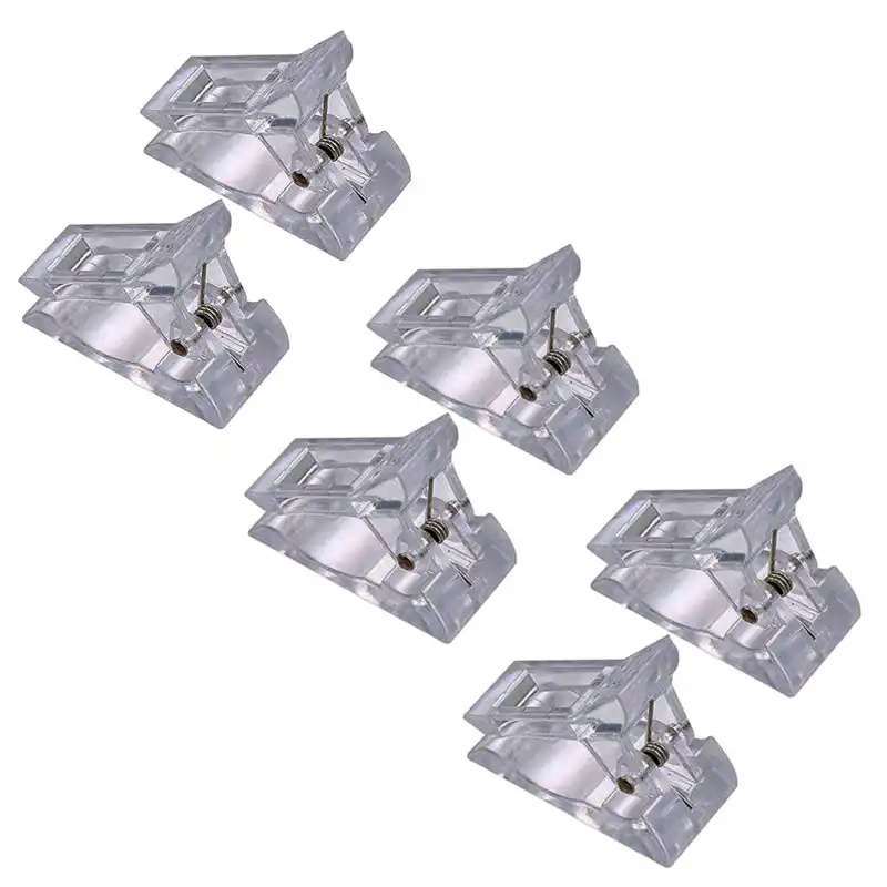 پینچر گیره قالب پلی ژل مدل کلیپسی مجموعه 6 عددی