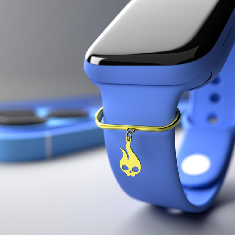 آویز ساعت طلا 18 عیار زنانه مدوپد مدل جمجمه کد SK1-1263