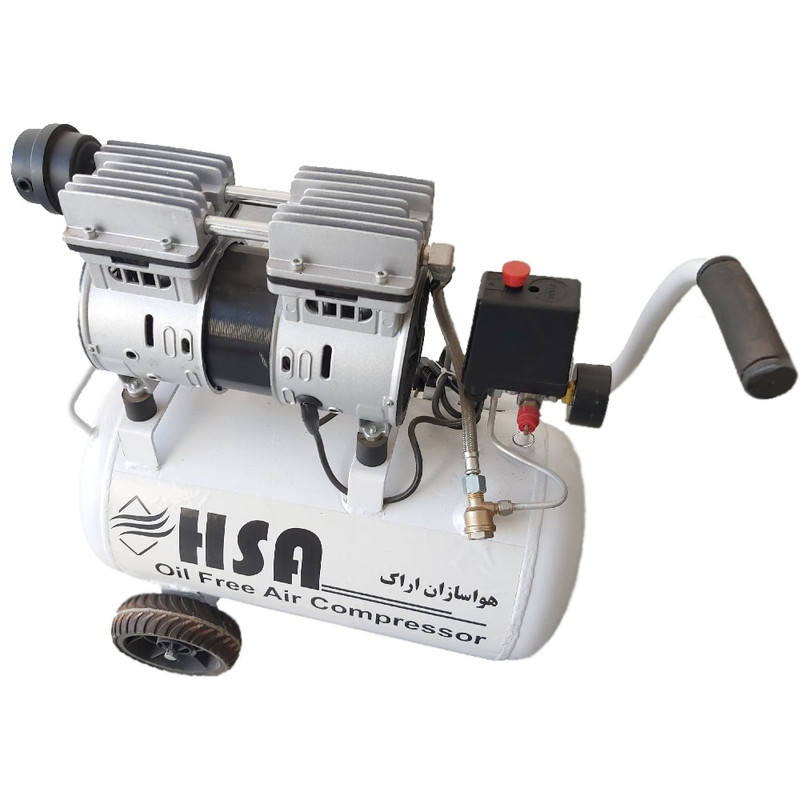کمپرسور هوا هواسازان مدل 25 لیتری سایلنت