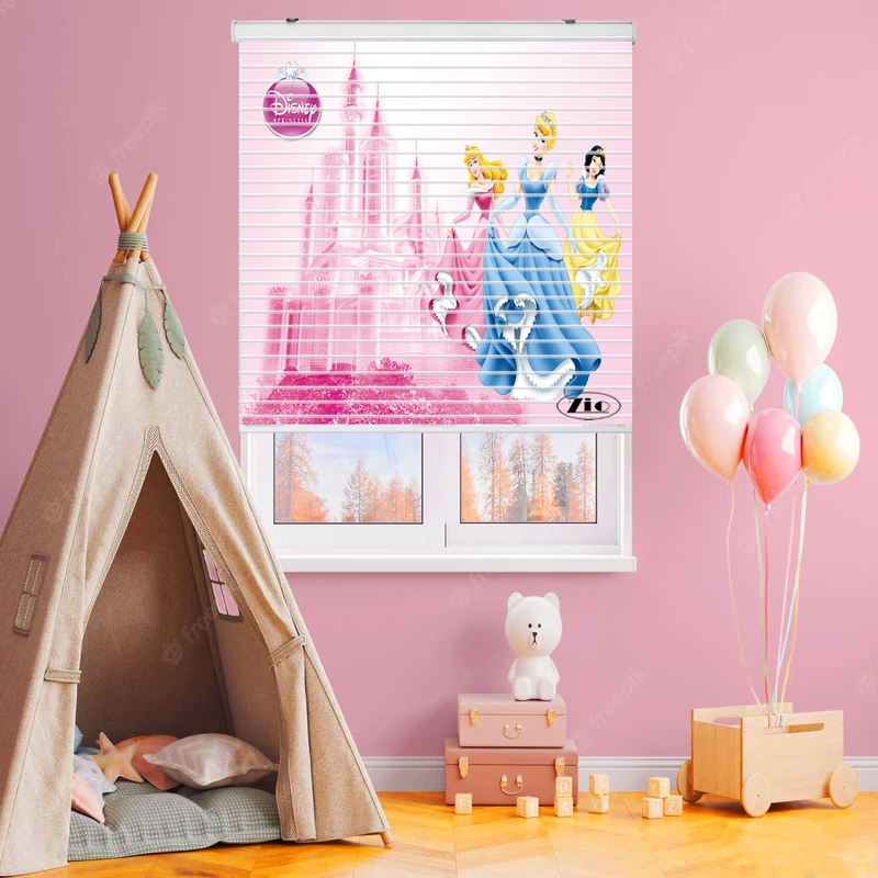 پرده زبرا زیو مدل سیلوئت K3018 سایز 150x150 سانتی متر