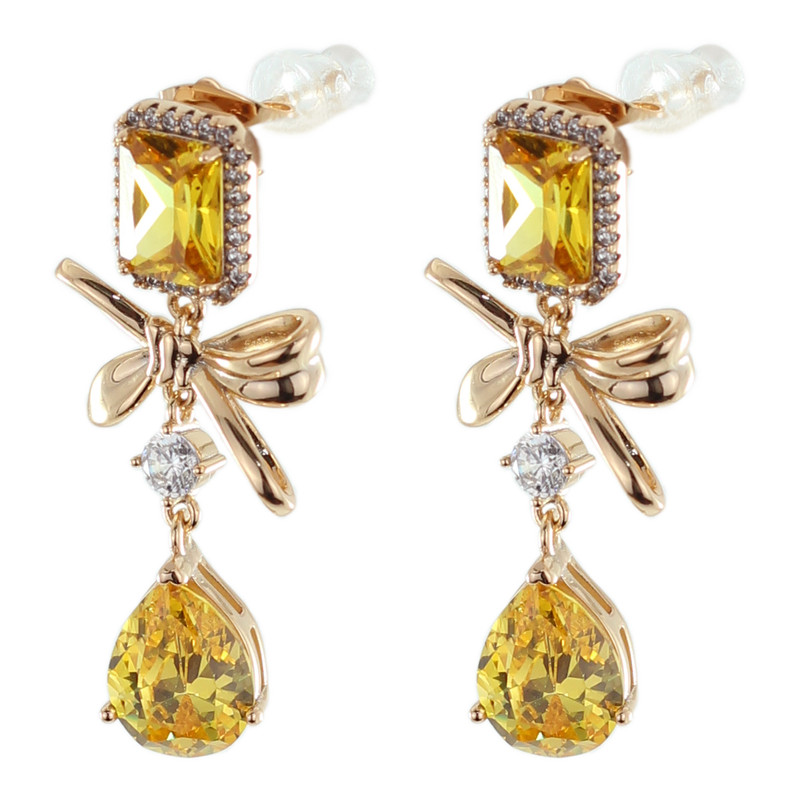 گوشواره زنانه ژوپینگ مدل پایپون کد G257