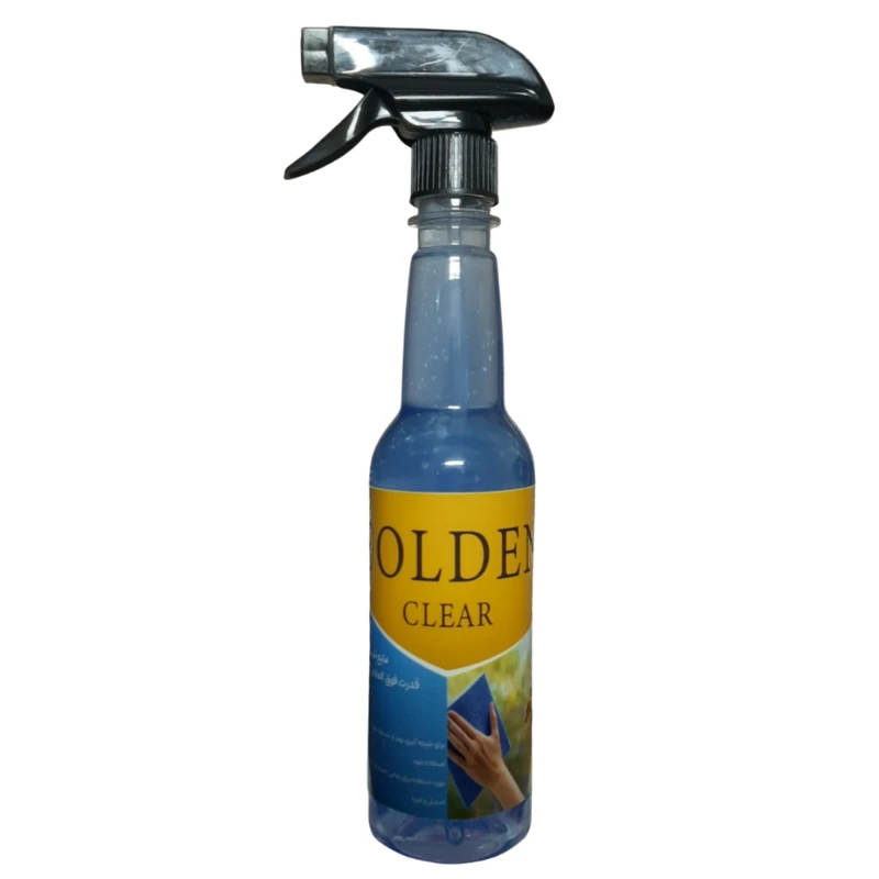 اسپری شیشه پاک کن گلدین کلیر کد GC02 حجم 500 میلی لیتر