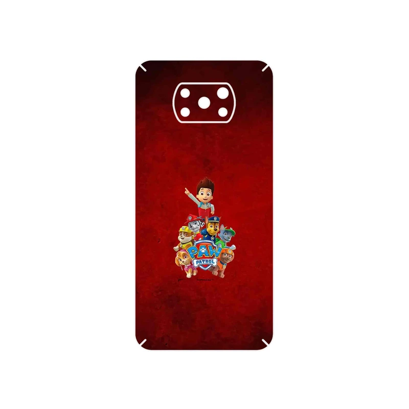 برچسب پوششی ماهوت مدل Paw Patrol مناسب برای گوشی موبایل شیائومی Poco X3 NFC