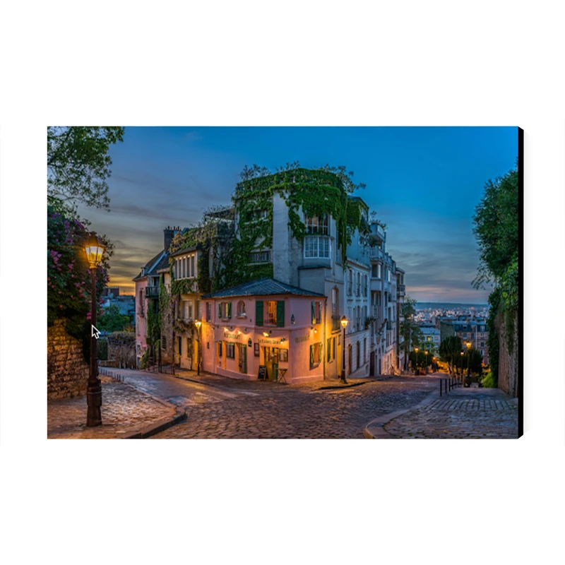 تابلو شاسی عرش طرح گردشگری فرانسه مدل محله مونمارتر Montmartre کد As5712