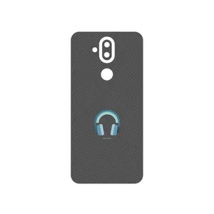 MAHOOT Minimal Headphone Icon Cover Sticker for Nokia 8.1