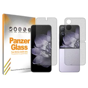 Panzer Glass Resistant model matte screen protector suitable for Xiaomi 14 Ultra mobile phone along with the back protector