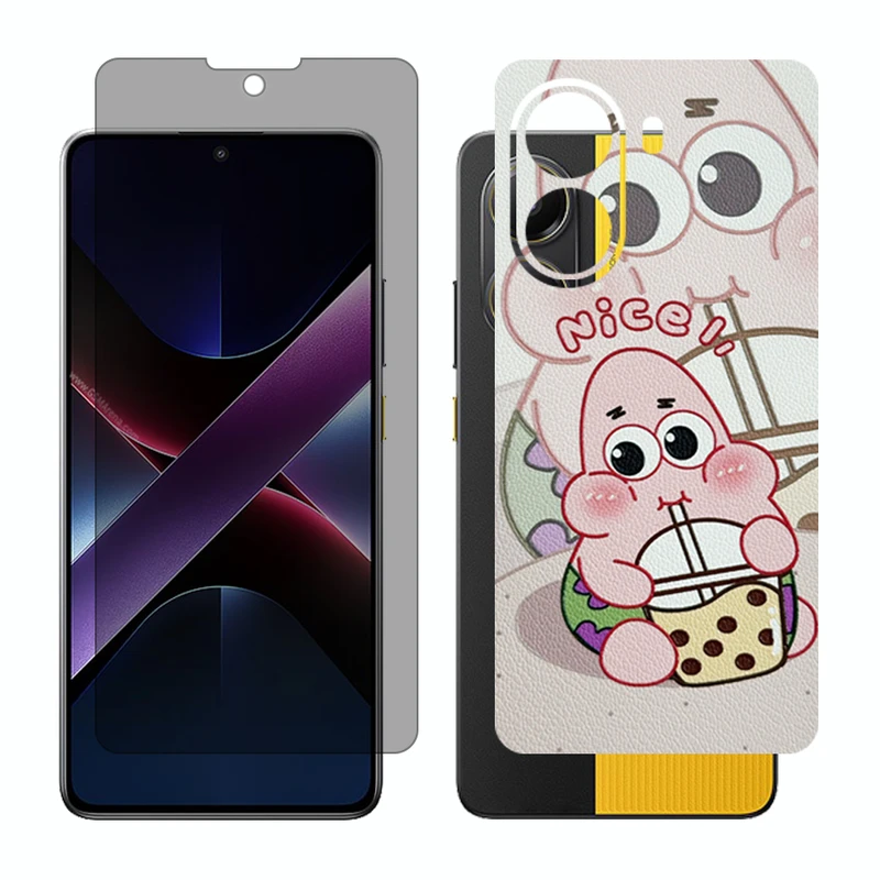 محافظ صفحه نمایش حریم شخصی گلس مدل Together مناسب برای گوشی موبایل شیائومی Poco X7 Pro به همراه برچسب پوششی