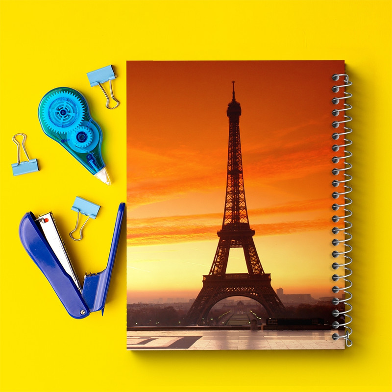 دفتر مشق 50 برگ خندالو طرح برج ایفل کد F463