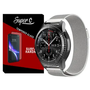 بند سوپرسی مدل Milanese مناسب برای ساعت هوشمند سامسونگ Galaxy Watch Active 1 / Active 2 40mm / Active 2 44mm / Watch 3 41mm