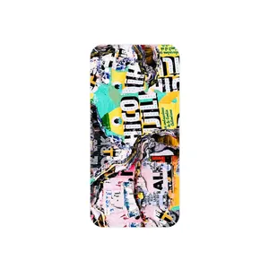 MAHOOT Collage of Teared Paper Cover Sticker for Samsung Galaxy M01