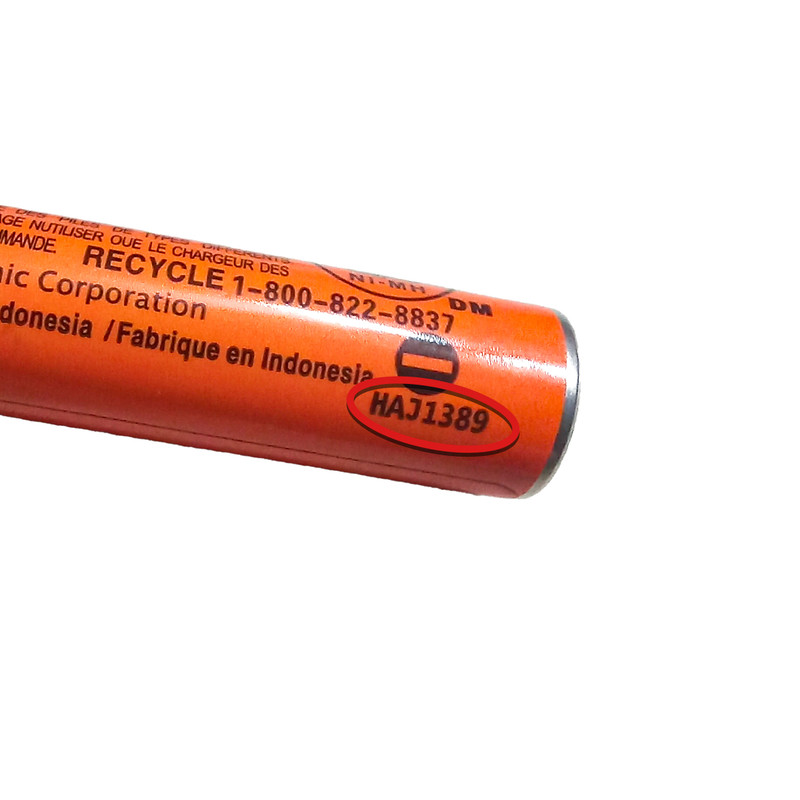 باتری تلفن بی سیم پاناسونیک مدل HHR-63AAABU کد 1.2V بسته 6 عددی