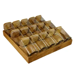 ست جای ادویه 15 پارچه مدل مکارتی کد Helena3 به همراه استند