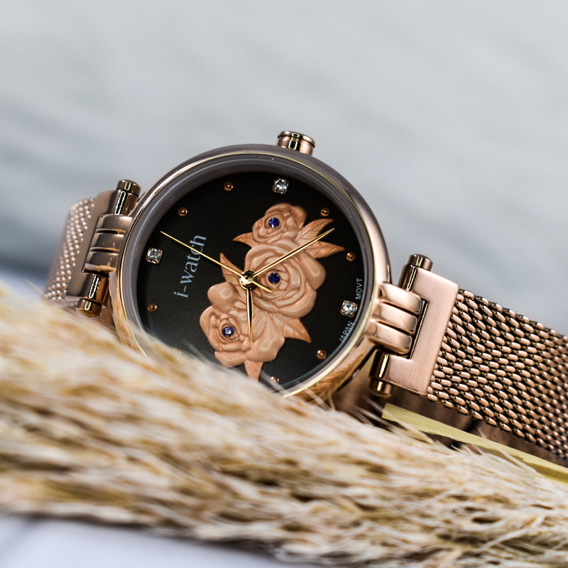 ساعت مچی عقربهای کوارتز زنانه آی واتچ مدل 190245L