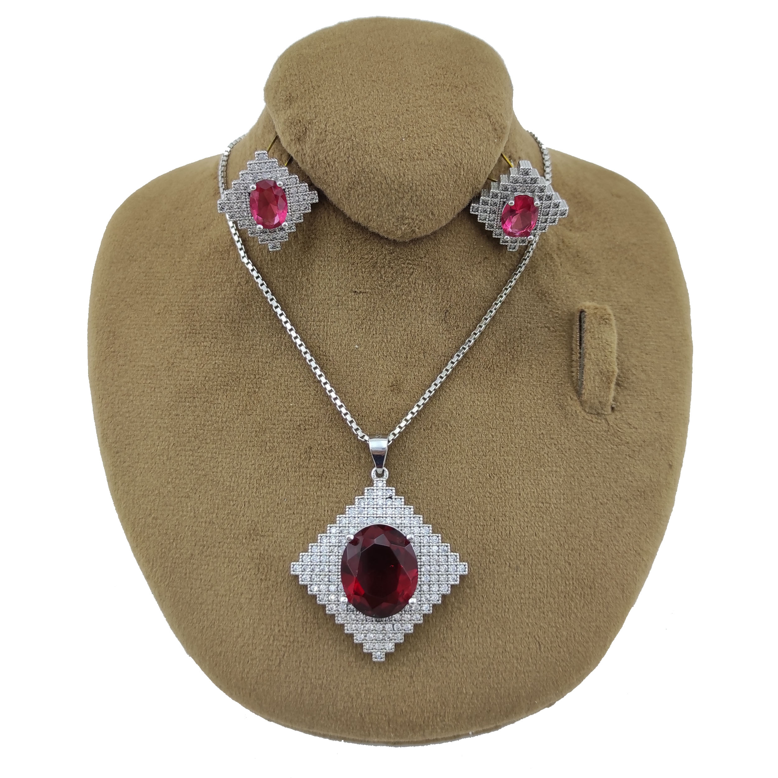 نیم ست نقره زنانه مدل 0141