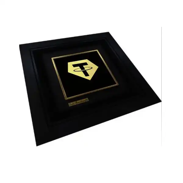 تابلو طلا کوب زرکات طرح تتر مدل T001