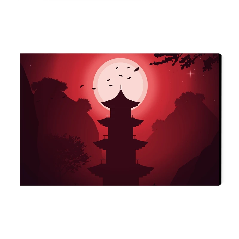 تابلو شاسی عرش مدل فانتزی منظره چین کد As1995