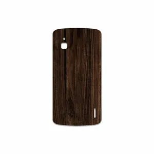 MAHOOT Dark Walnut Wood Cover Sticker for Google Nexus 4