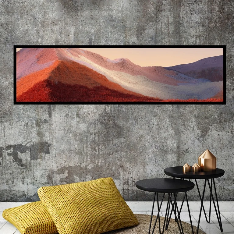 تابلو بکلیت طرح منظره کوهستان مدل کشیده B-7645