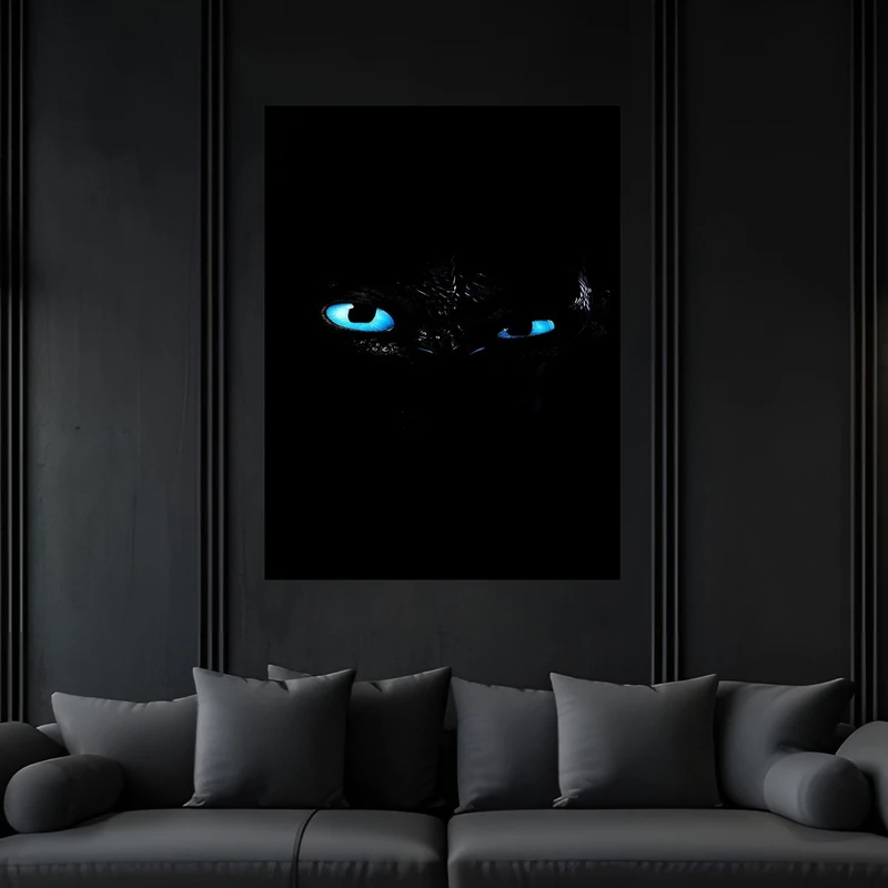 تابلو بکلیت طرح دکوری فانتزی کارتون انیمیشن اژدها سواران مدل B-bu6496 فریم مشکی