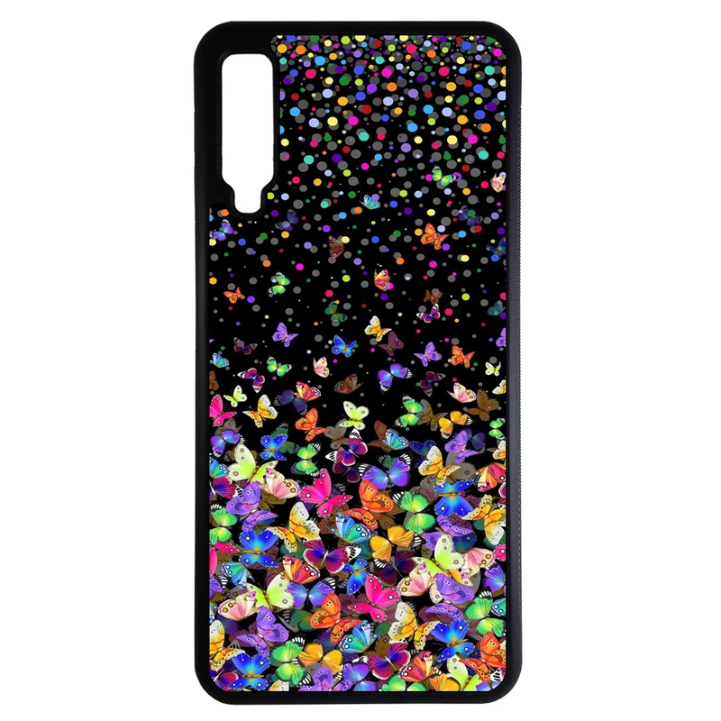 کاور طرح پروانه ها کد 1146 مناسب برای گوشی موبایل سامسونگ galaxy a750/a7 2018