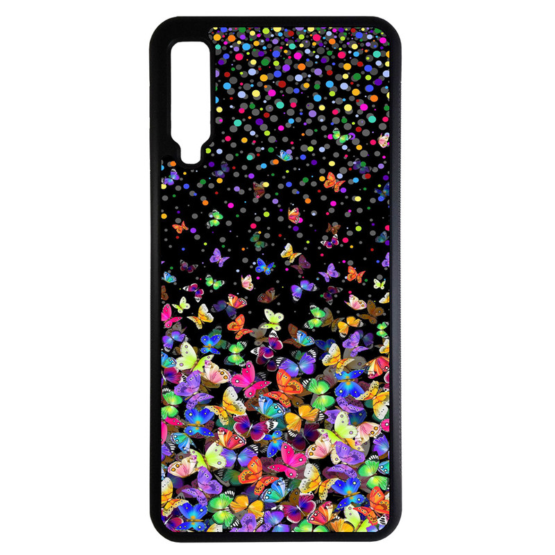کاور طرح پروانه ها کد 1146 مناسب برای گوشی موبایل سامسونگ galaxy a750/a7 2018